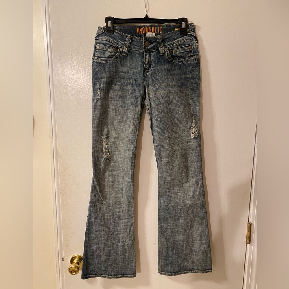 Used Hydraulic distressed jeans